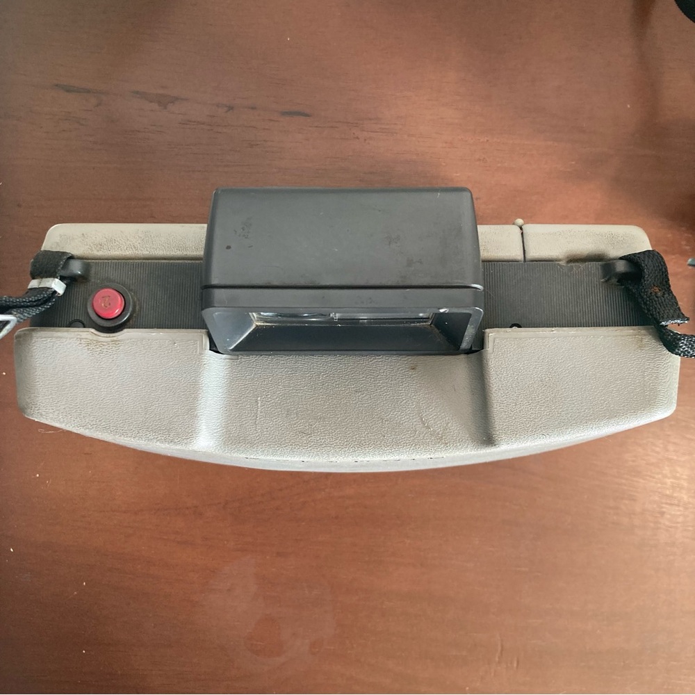 Vintage Polaroid Automatic 104 Land Camera with case and Flash Untested As Is - Picture 13 of 14